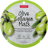 Тканевая маска для лица Purederm Олива и Коллаген