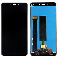 Дисплей (экран) Xiaomi Redmi Note 4 с тачскрином, чёрный