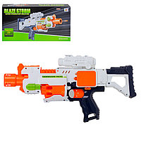 Автомат, Бластер 7023 + 20 пуль Blaze Storm, пистолет детский игрушечный, мягкие пули, типа Nerf (Нерф)