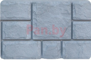 Фасадная панель (цокольный сайдинг) Grand Line Екатерининский камень Графит - фото 1 - id-p92724933