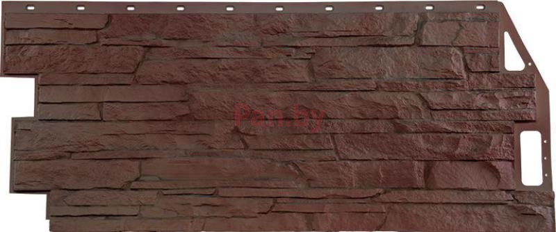 Фасадная панель (цокольный сайдинг) FineBer Скала Желто-коричневый - фото 1 - id-p34977961