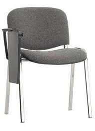 Стул ИСО блек + пюпитр для посетителей и трнингов, Конференц - кресла ISO bleck кож/зам V - фото 3 - id-p66855734