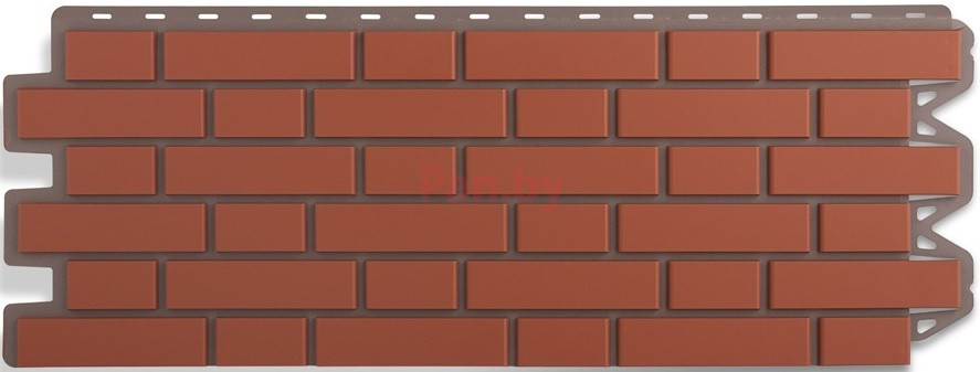 Фасадная панель (цокольный сайдинг) Альта-Профиль Кирпич клинкерный Красный - фото 1 - id-p34978029