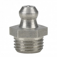 Пресс-масленка Н1, прямая M 10 x 1, VA, SK, SW 11 mm, нержавеющая сталь (упаковка 10 шт.), Pressol 15913