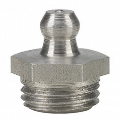 Пресс-масленка Н1, прямая G 1/4'', VA, SK, SW 14 mm нержавеющая сталь (упаковка 10 шт.) Pressol 15938 Германия