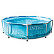Усиленный каркасный бассейн с принтом Intex Metal Frame 28206 "BEACHSIDE" 305*76СМ, фото 2
