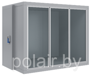 Холодильная камера POLAIR со стеклянным фронтом КХН-5,77 СФ среднетемпературная (-2...+12 °C), фото 2