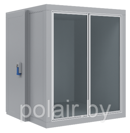 Холодильная камера POLAIR со стеклянным фронтом КХН-3,92 СФ низкотемпературная (-15...-23 °C)