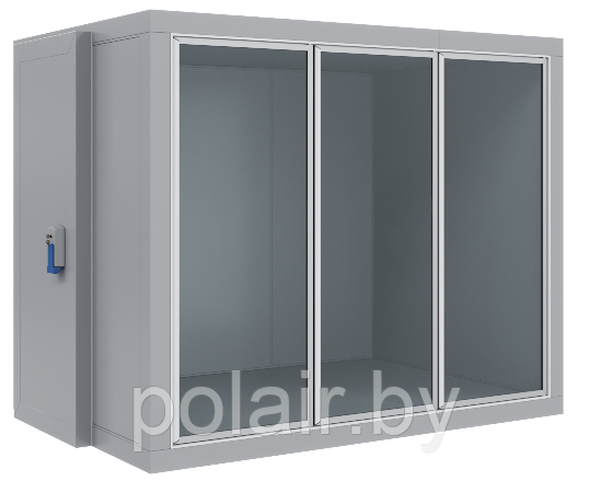 Холодильная камера POLAIR со стеклянным фронтом КХН-5,83 СФ низкотемпературная (-15...-23 °C)