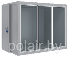 Холодильная камера POLAIR со стеклянным фронтом КХН-5,83 СФ низкотемпературная (-15...-23 °C)