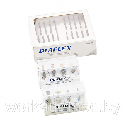Головки эластичные стоматологические Diaflex с алмазным наполнением, фото 2