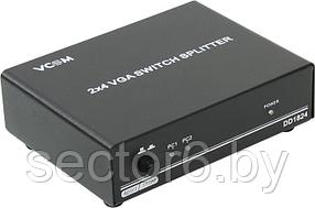 VCOM  2->4 VGA  Switch Splitter +б.п.