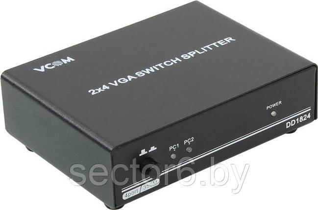 VCOM 2->4 VGA Switch Splitter +б.п., фото 2
