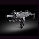 Конструктор пистолет Mini Uzi, стреляет, Mould King 14006, аналог LEGO оружие, фото 3