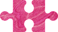 Декоративная панель "Пазл" цвет: Pomegranate Pink