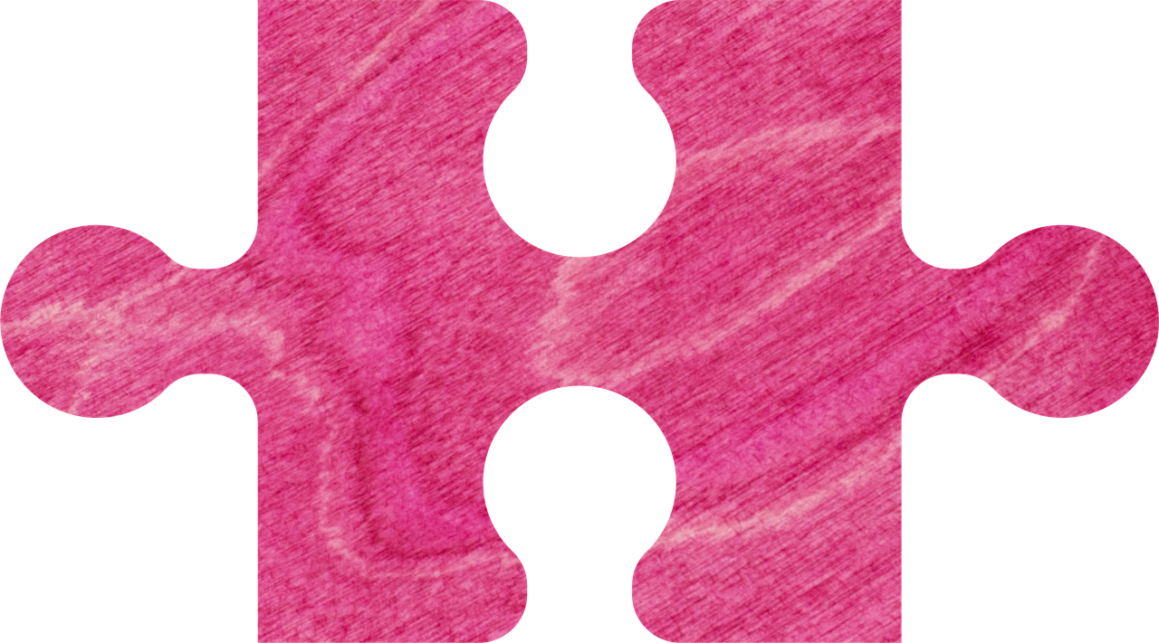 Декоративная панель "Пазл" цвет: Pomegranate Pink - фото 1 - id-p148067767