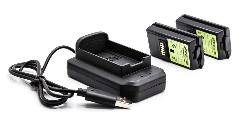 Зарядное устройство + 2 аккумулятора + кабель для геймпада ХBOX 360 - 5 in 1 Play & Charge Kit Black - фото 6 - id-p148070265