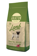 Сухой корм для собак Araton Junior Lamb сухой корм для собак д/щенков всех пород с мясом ягненка 15 кг(Литва)