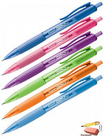 Ручка шариковая Luxor Micra X2, 0,7мм., грип, синяя