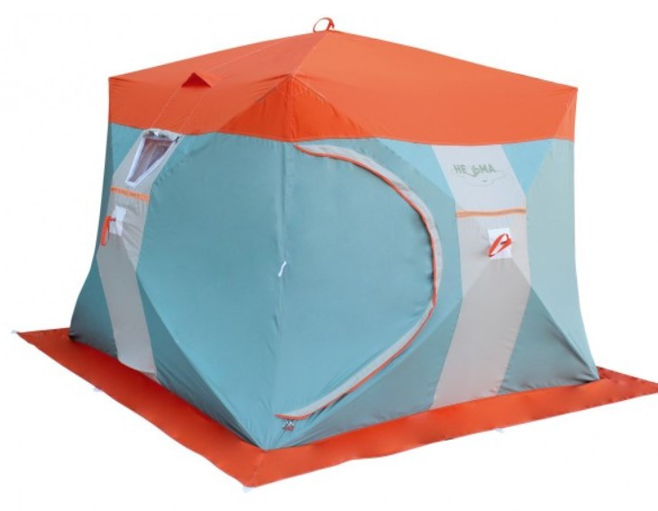 Палатка для зимней рыбалки Митек Нельма Куб-3 Люкс Профи (2,3х2,3х1,9) - фото 8 - id-p148089103