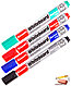 Набор маркеров для досок Luxor 750, 4 цвета, пулевидный, 1-3 мм., чехол с европодвесом, фото 2