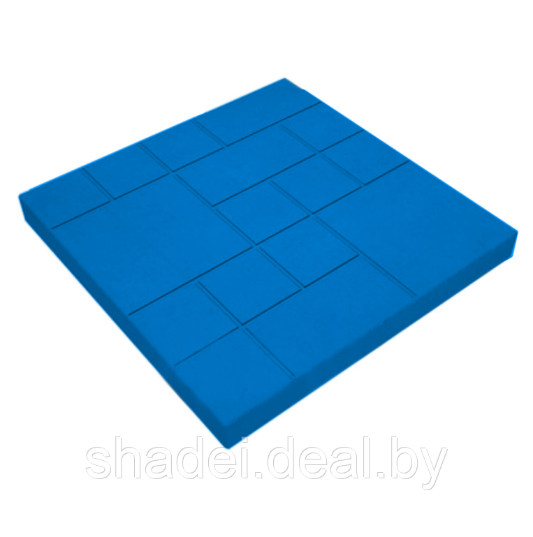 Плитка "ШОКОЛАДКА" 25х25х2,5 цвет Синий - фото 1 - id-p137551812