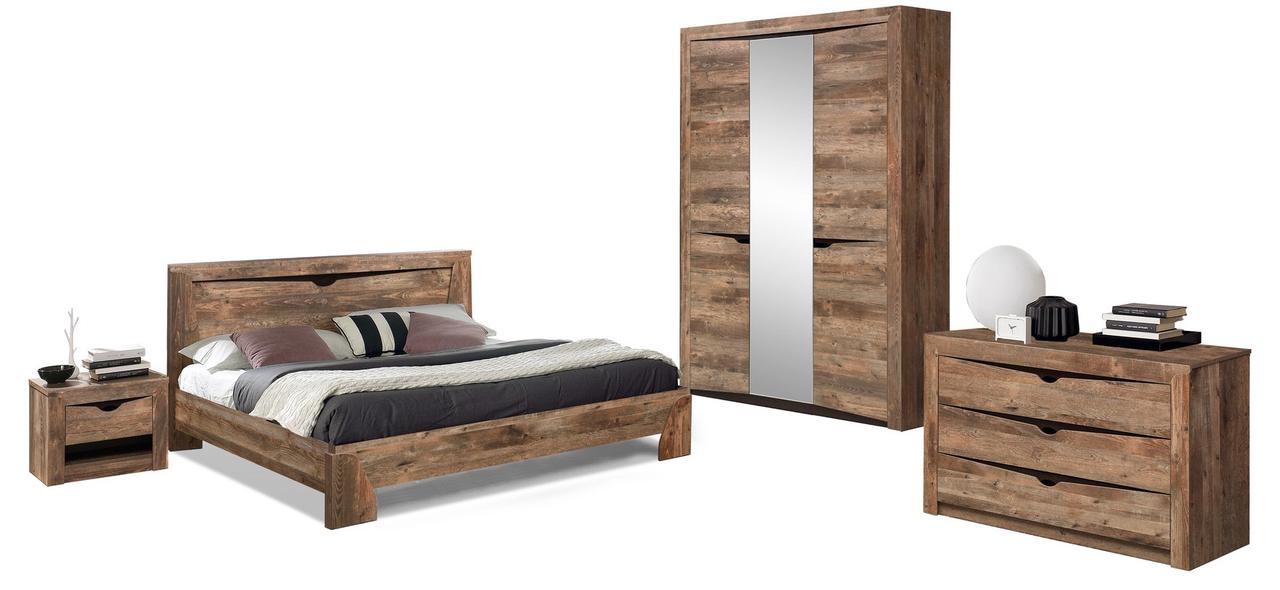 Комплект мебели для спальни Лючия 3-х дверный (кейптаун/венге)