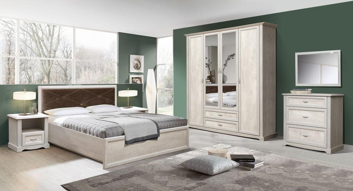 Комплект мебели для спальни Сохо (бетон пайн белый) - фото 2 - id-p148089816