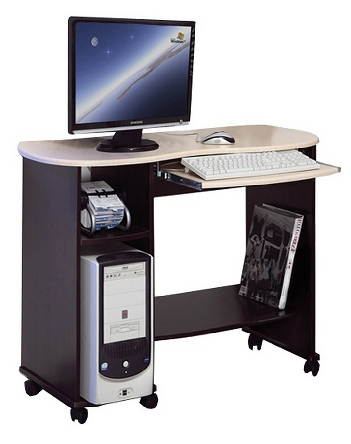 Письменный стол Костер-3 (венге/клен азия) - фото 1 - id-p148090844