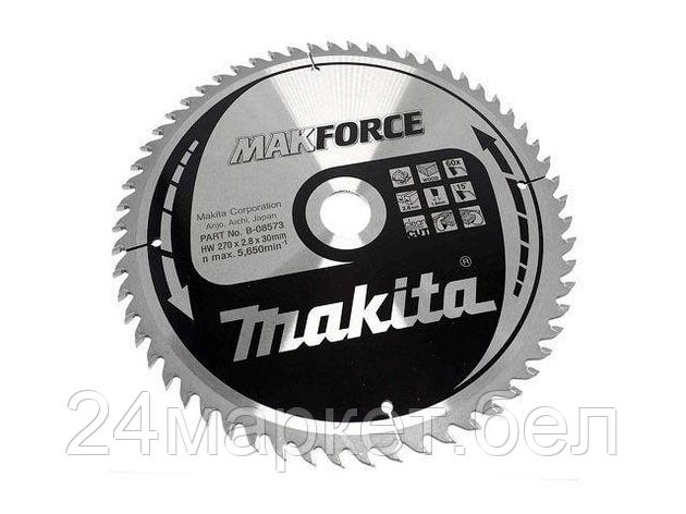 Makita Диск пильный 270х30 мм 60 зуб. по дереву MAKFORCE MAKITA, фото 2