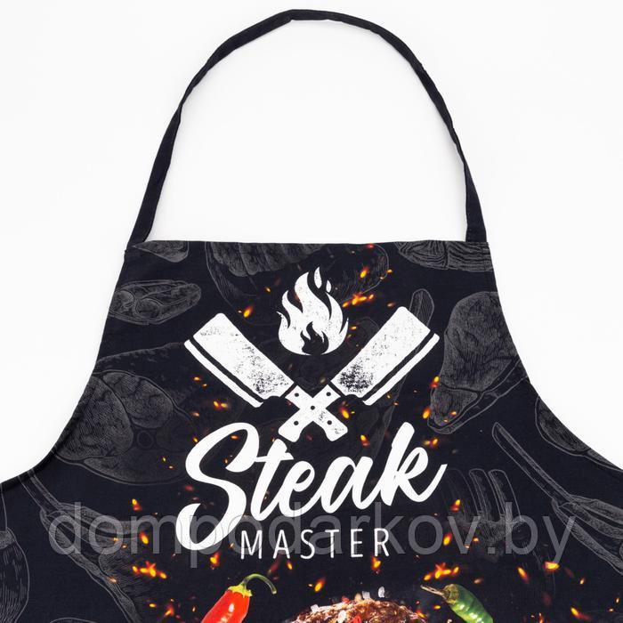 Фартук "Этель" Steak Master 73х71 см см, 100% хл, саржа 190 гр/м2 - фото 4 - id-p148094039