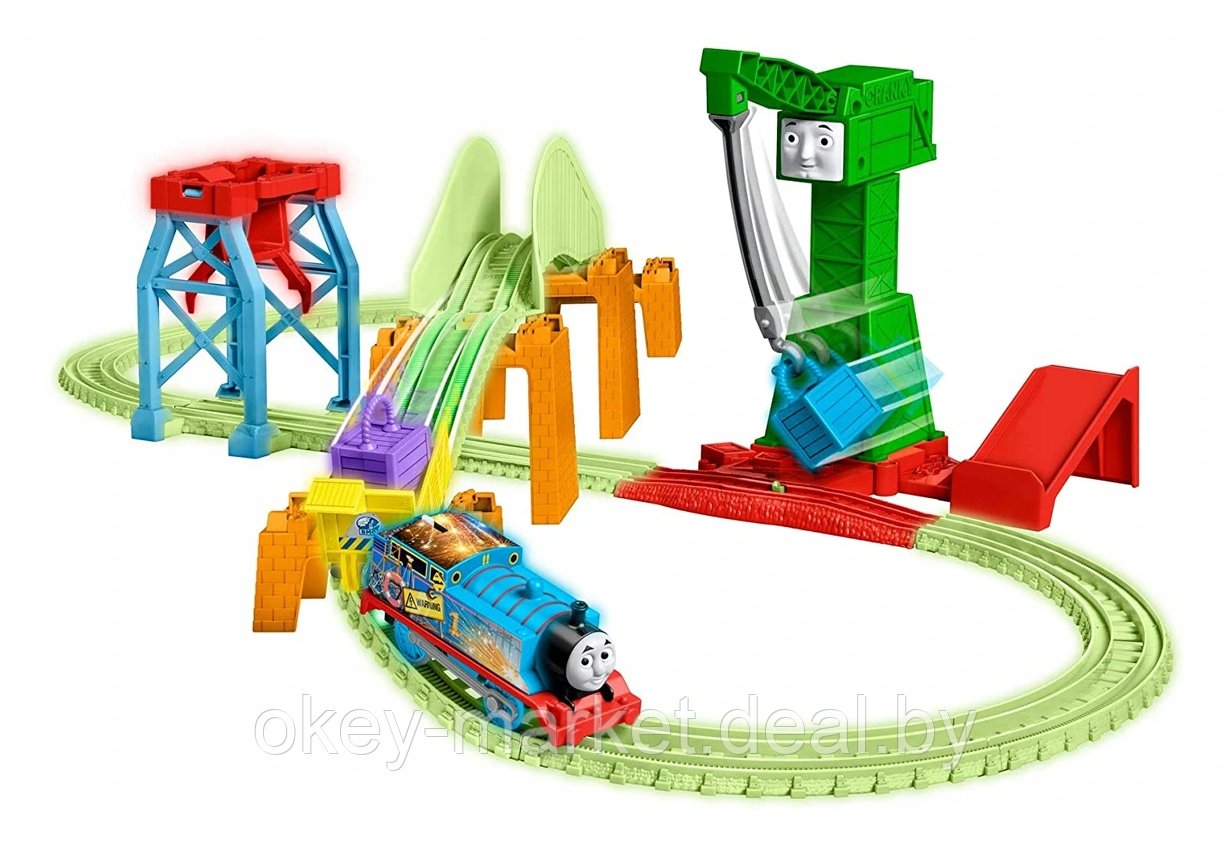 Игровой набор Thomas & Friends Железная дорога Ночная доставка, GGL75 - фото 1 - id-p148096206