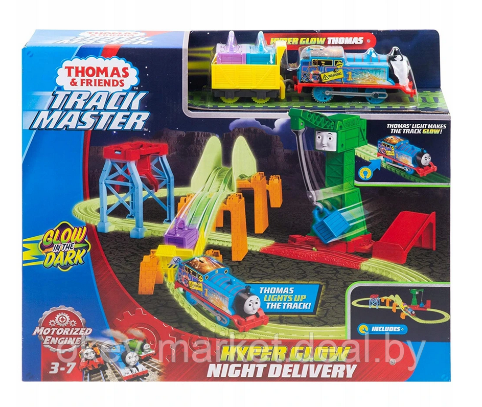 Игровой набор Thomas & Friends Железная дорога Ночная доставка, GGL75 - фото 2 - id-p148096206