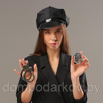 Набор «Секс-полиция» шапка, наручники, брошь