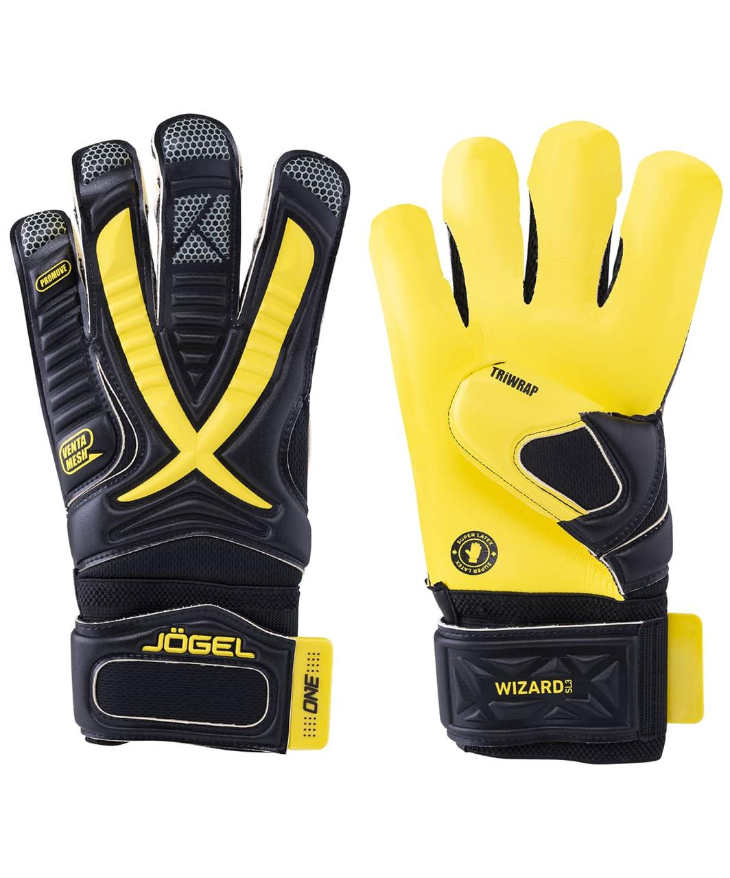 Перчатки вратарские Jögel ONE Wizard SL3 Roll-hybrid , р-р 11