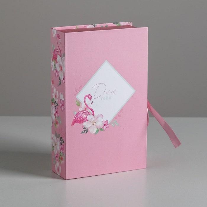Подарочная коробка-шкатулка «Фламинго» 20 х 12,5 х 5 см - фото 3 - id-p148109364