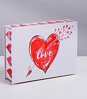Подарочная коробка-шкатулка «Love» 20 х 12,5 х 5 см