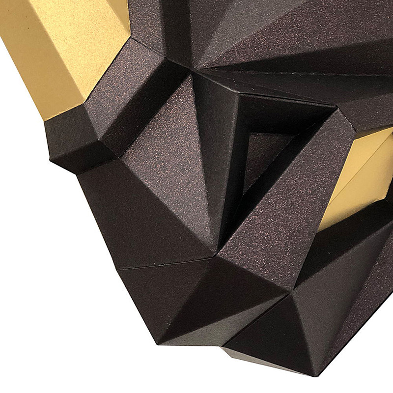 Носорог Рок (тёмно-кричневый). 3D конструктор - оригами из картона - фото 5 - id-p148109499