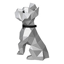 Йорк Финик (серебряный). 3D конструктор - оригами из картона, фото 3