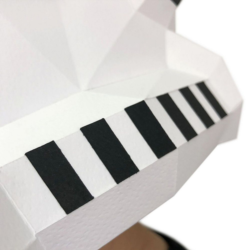 Маска Штурмовик. 3D конструктор - оригами из картона - фото 4 - id-p148109512