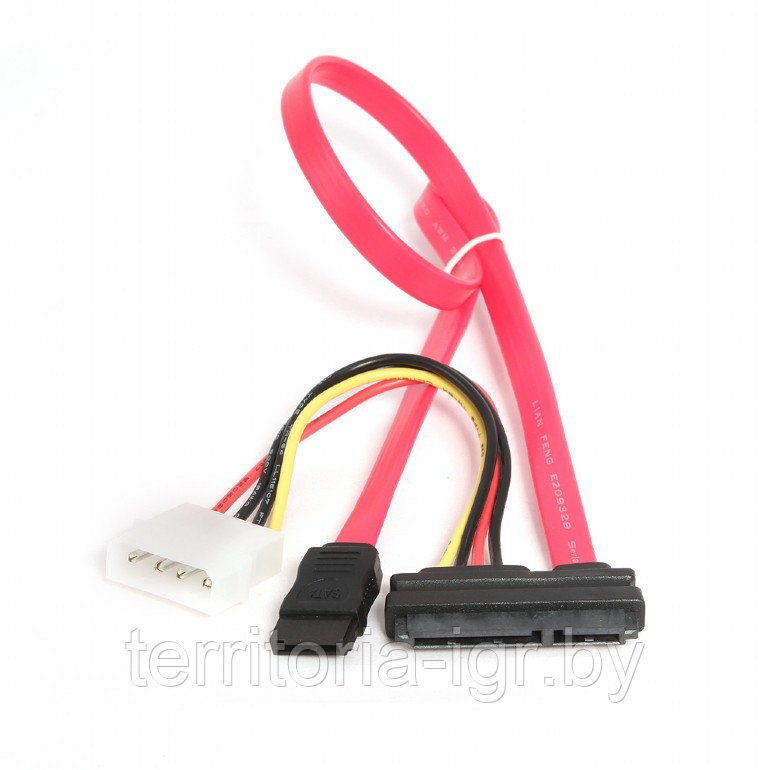 Кабель Combo SATA molex+SATA/SATA 15pin + 7pin CC-SATA-C1 Cablexpert