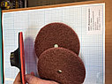 Диск шлифовальный нетканый 125мм (Skotch-Brite, 3M Italy) Р80 красно-коричневый, фото 3
