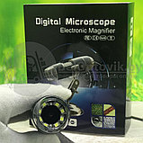 Цифровой USB-микроскоп Digital microscope electronic magnifier (4-х кратный ZOOM, с регулировкой 50-1600), фото 10