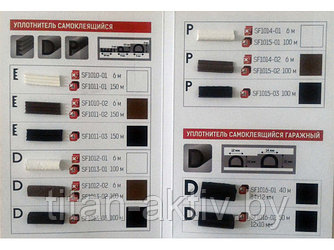 Набор образцов уплотнителей STARFIX