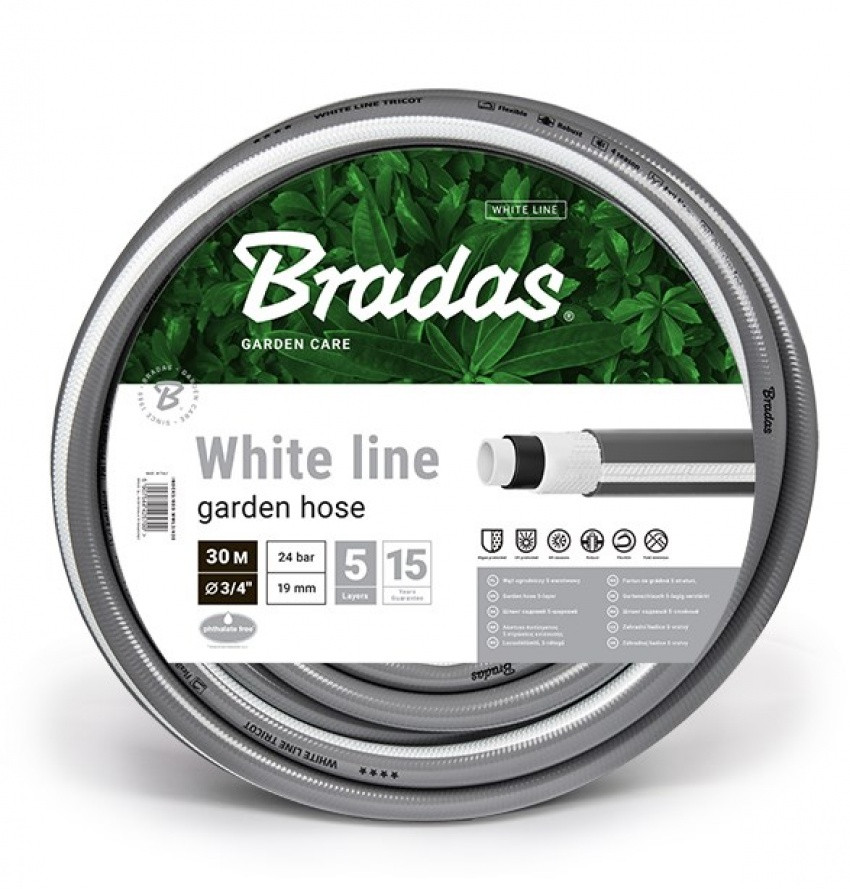 Шланг поливочный  WHITE LINE 3/4" 50м Bradas WWL3/450