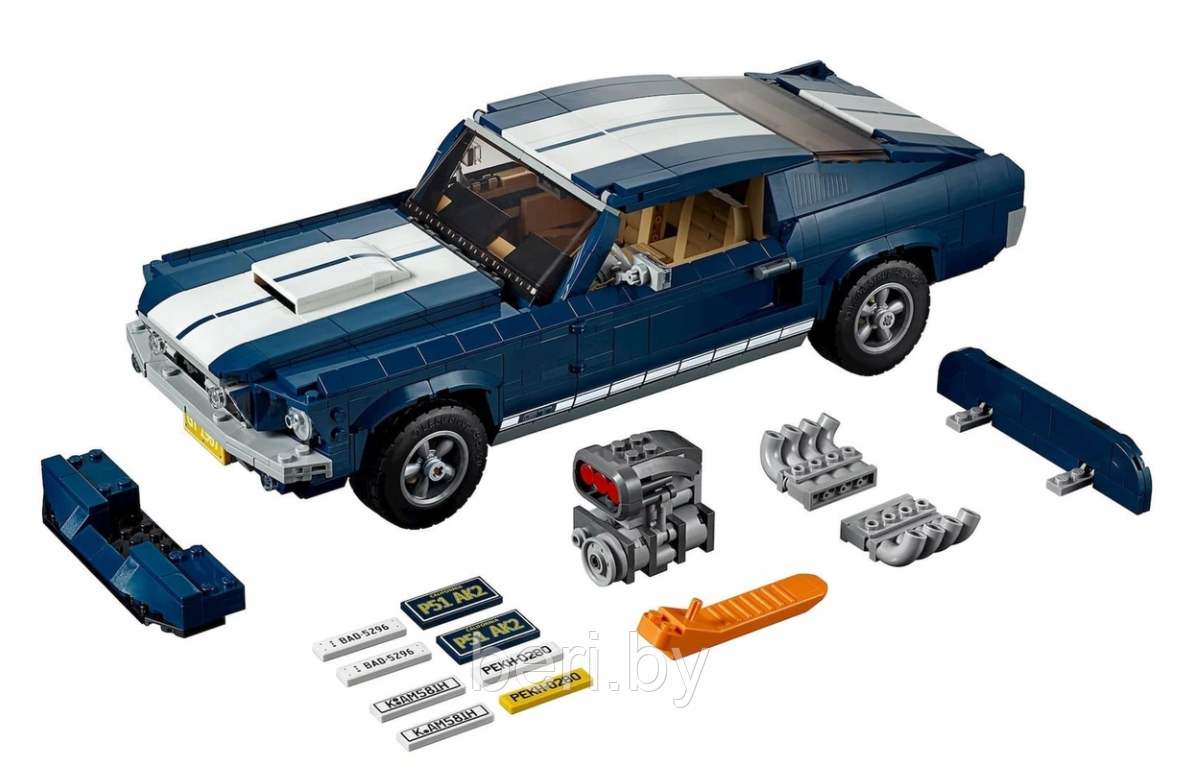 11293 Конструктор Lari Create "Ford Mustang", 1471 деталь, аналог Lego 10265, - фото 8 - id-p148164120