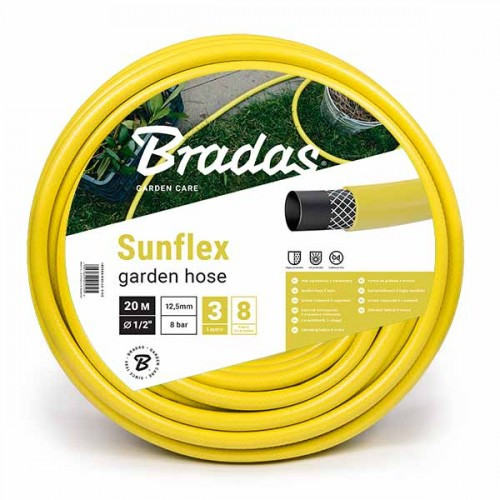 Шланг поливочный SUNFLEX 1/2" 20м Bradas WMS1/220