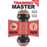 Мастурбатор Lovetoy 2 в 1 Traning Master Double Side Stroker-Mouth and Pussy, фото 6