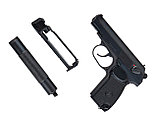 Пневматический пистолет МР654К-32 с доработкой, гладким стволом, удлинителем ствола, прокладкой ствола, фото 2