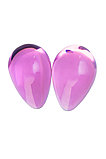 Вагинальные шарики Sexus Glass, стекло, розовые, 2,7 см, фото 2